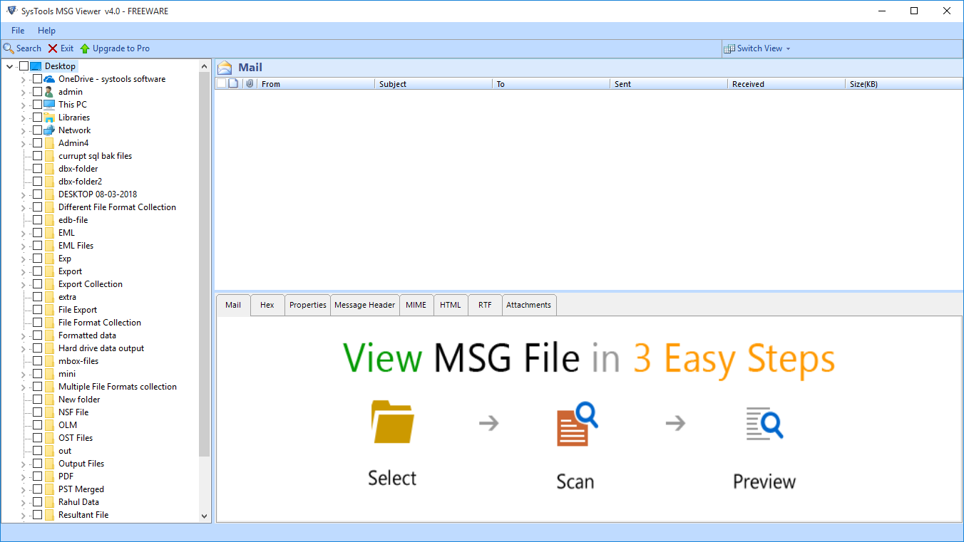 MSG viewer portable